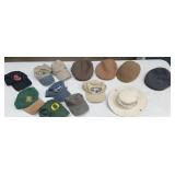 Purple tub lot misc hats/baseball caps