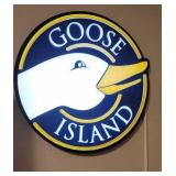 Goose island light up sign