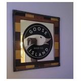 Goose island beer mirror