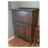 Highboy chest on chest dresser