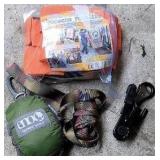 Small ratchet straps, lifting straps, etc.