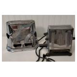 2x$ Deco toasters with cords - nice