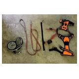 Lot retractable leash, shock collar, harness,