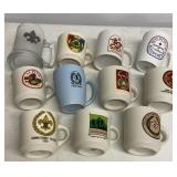 Lot of 12 coffee mugs - scouting