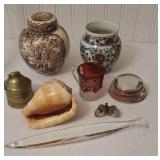 Box - sea shell, paper weight, fish, etc