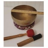 Brass meditation bowl