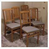 5 folding chairs