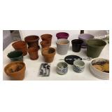 Clear tub lot planters