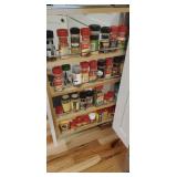 Spices on pull out Spice rack