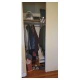 Contents of closet in back bedroom