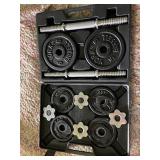 York barbell set portable 
Four 2.5# weights