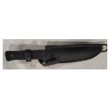 Recon tanto knife carbon steel with leather