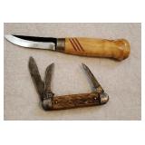 2 knives including Imperial