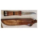 JW Pollen knife with sheath