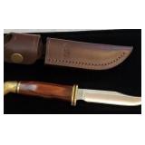 Buck knife with sheath