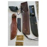 Box - 2 duck stamps, sheath