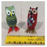 2 tiny Lenox owls