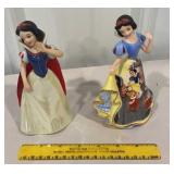 2 Snow White figures