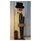 Tall Country snowman - rest your wings here for