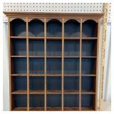 Wall hanging shelf with cubbies