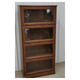 Modern barrister type bookcase.
