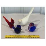 4 birds - 2 signed Bosse, 1 Czech etc..