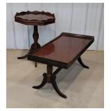 Claw foot Coffee table and octogon end stand