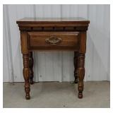 1 drawer end stand. 24"T