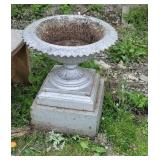 4pc cast iron urn