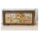 Cute sampler in barn board frame - Give is this
