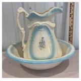 Water bowl and pitcher