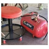 Air tank and stool