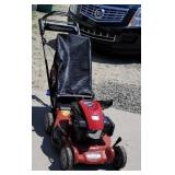 Toro self propelled push mower with bagger