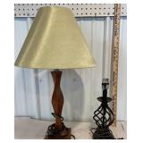 2 table lamps