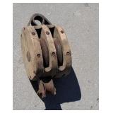 Wood pulley