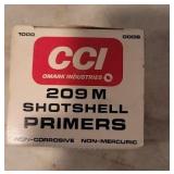 CCI 209m shot Shell primers about 1000