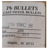 38cal 158gr swc cast bullets 11 pounds