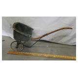 Old wicker doll cart