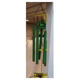 John Deere wind chime with damage