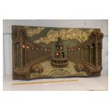 Retro Signed "Oaaj 71" wall art that lights up