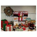 Blue tub mostly Christmas