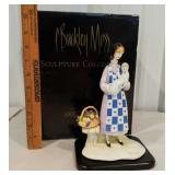 P Buckley Moss sculpture with original box and