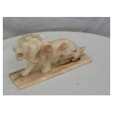 Marble lion - Clock topper??
