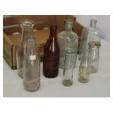 Box lot of bottles, spring garden st Philly,