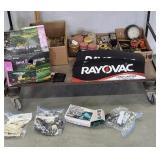 Electrical, hardware, rayovac signs, etc