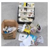 Lot of electrical and plumbing parts.
