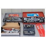 Lot of sockets and wratchets.