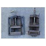 Drill press vices.