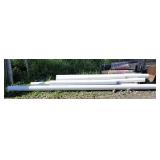 Misc PVC pipe, 3", 4", sch 20 and sch 40.