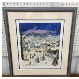 Signed and numbered Will Moses print Frosty Air